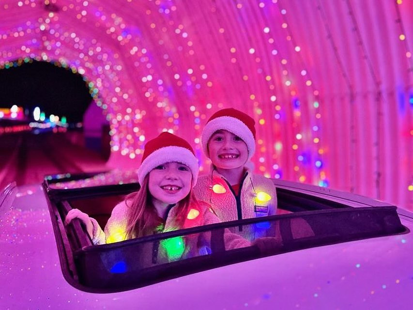 Holiday lights display