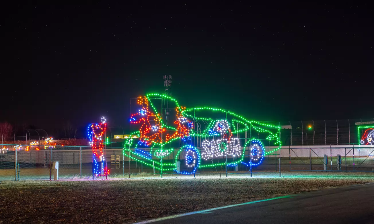 Festive illuminated decorations
