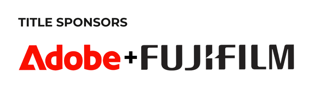 Title sponsors: Adobe and FUJIFILM