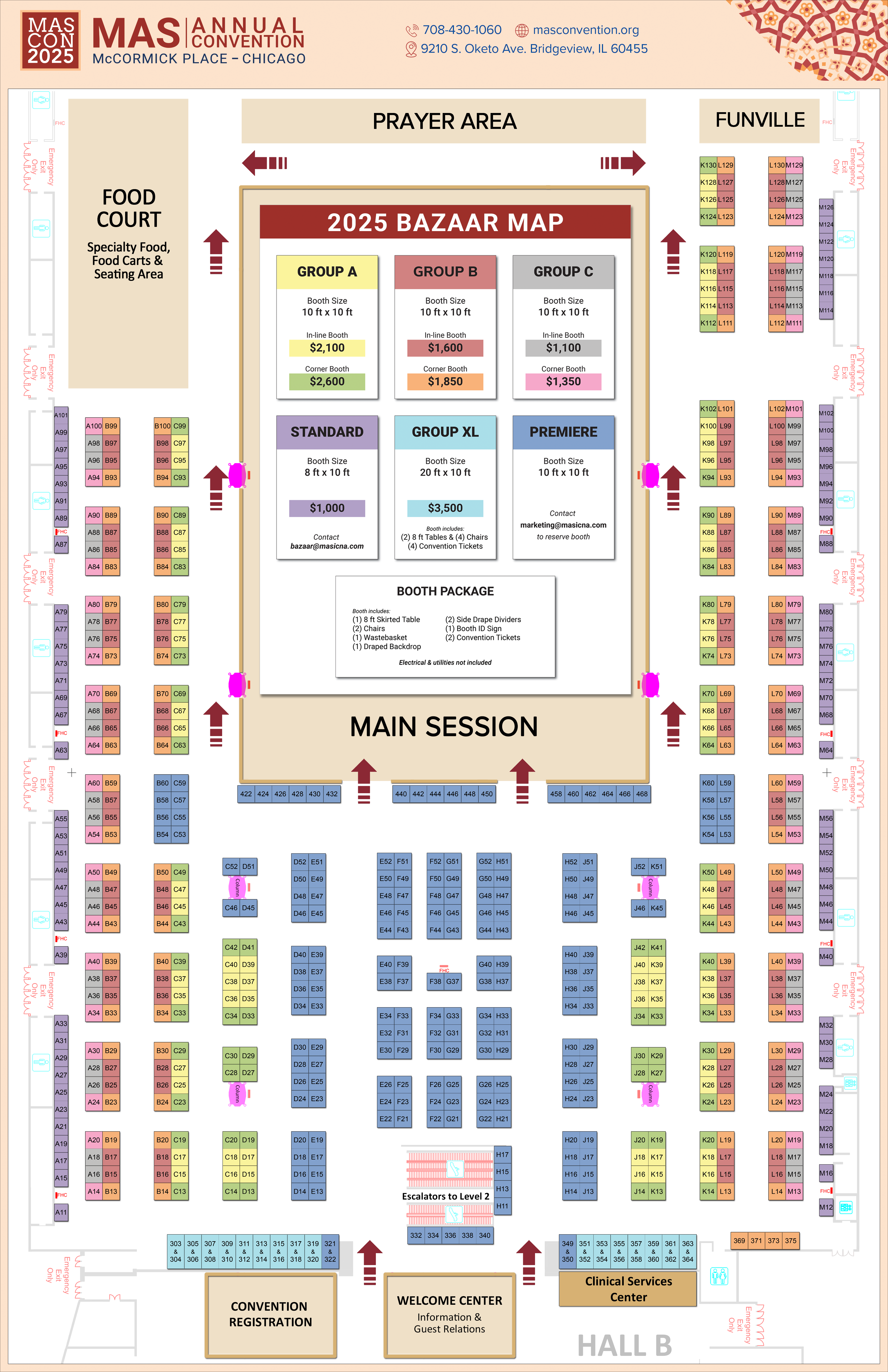 Bazaar Store Layout MASCON Bazaar 20255