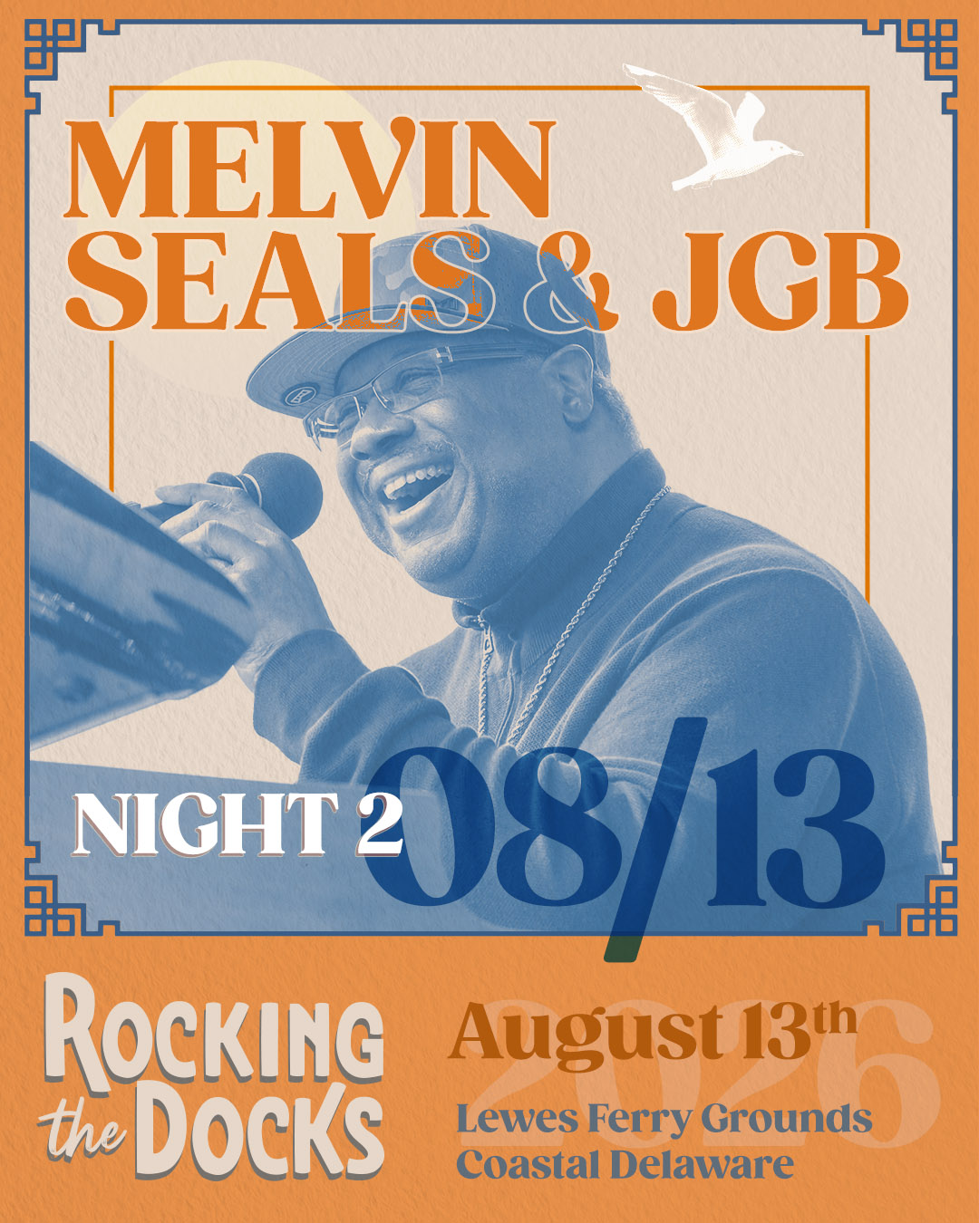 Melvin Seals & JGB Live in Lewes Delaware