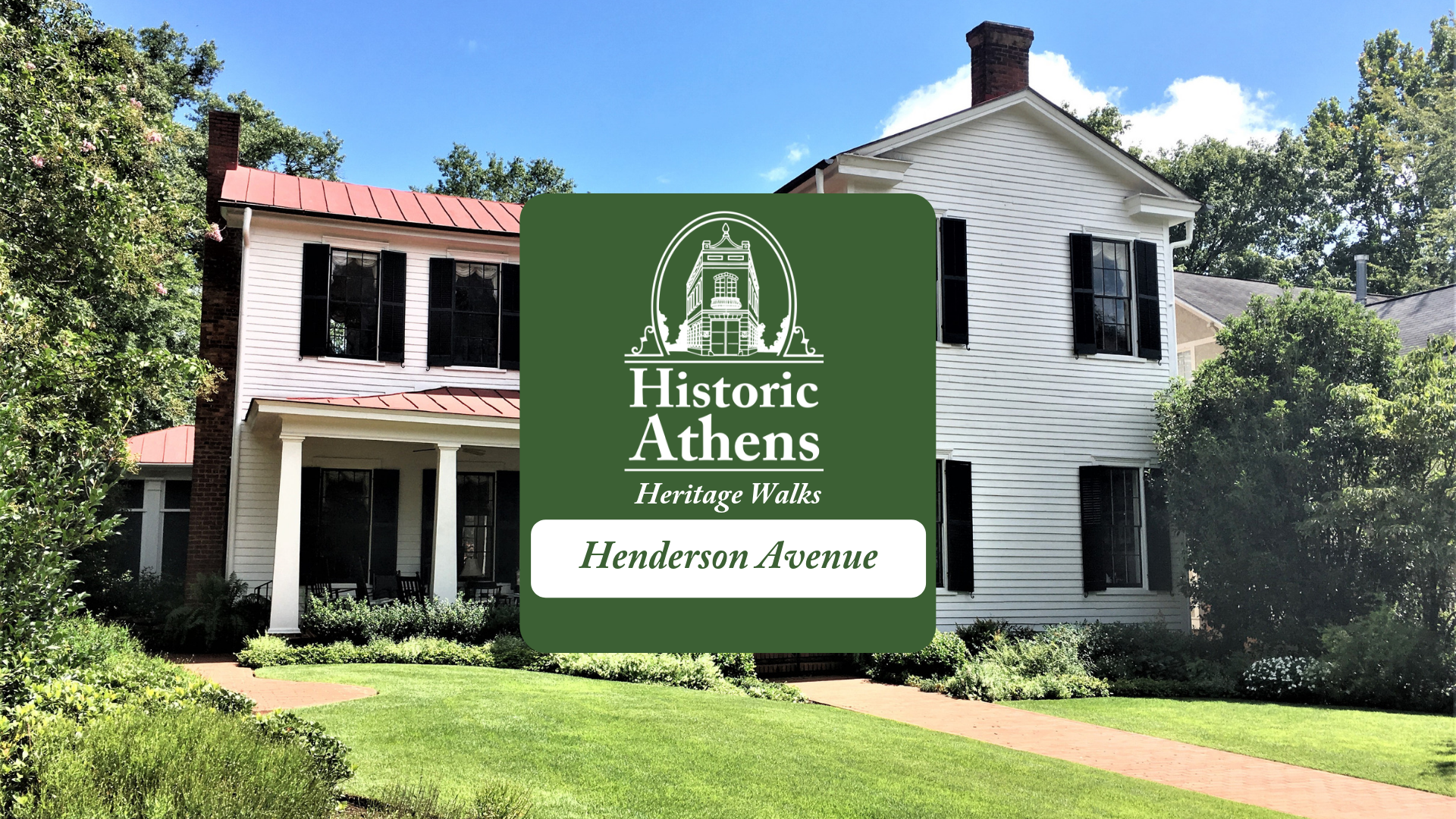 Historic Athens Heritage Walks Henderson Avenue (Sept. 28, 2019)