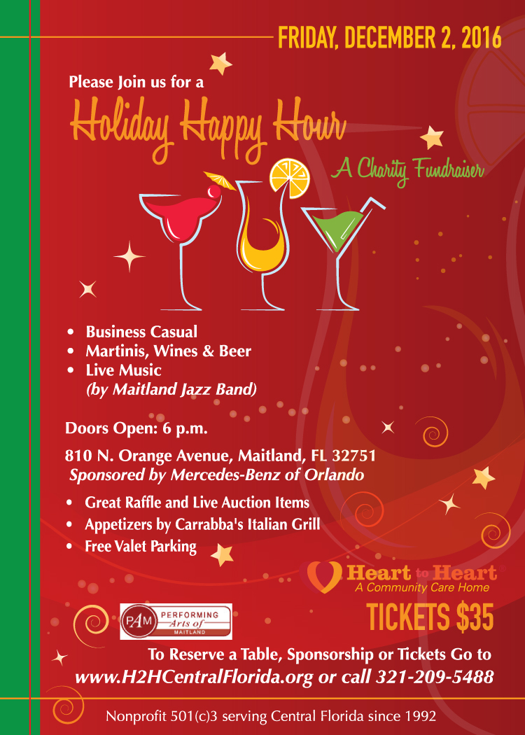 Holiday Happy Hour: a Charity Fundraiser, image size:750x1050