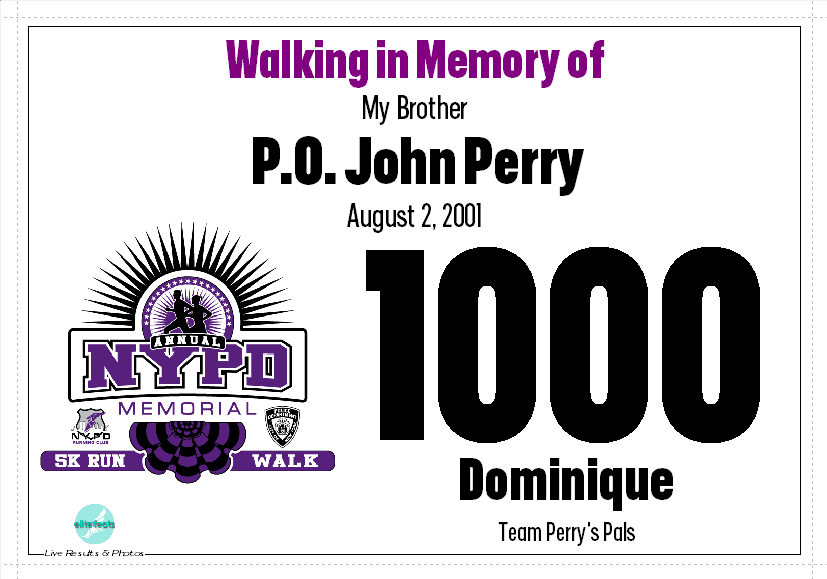 2022 NYPD Memorial 5K Run/Walk