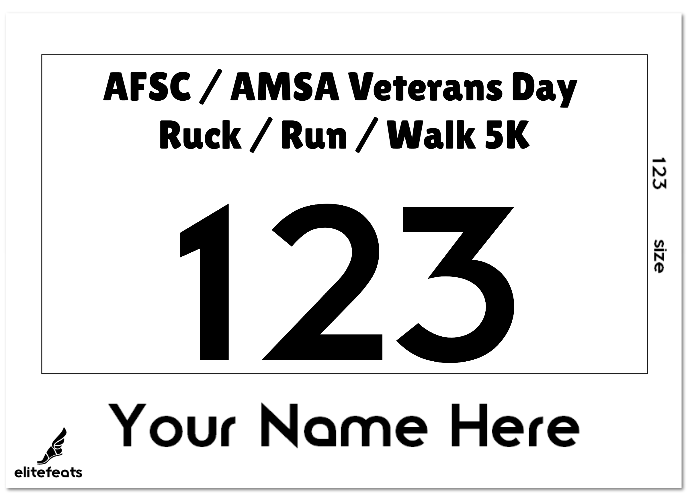 2023 AFSC / AMSA Veterans Day Ruck / Run / Walk 5K