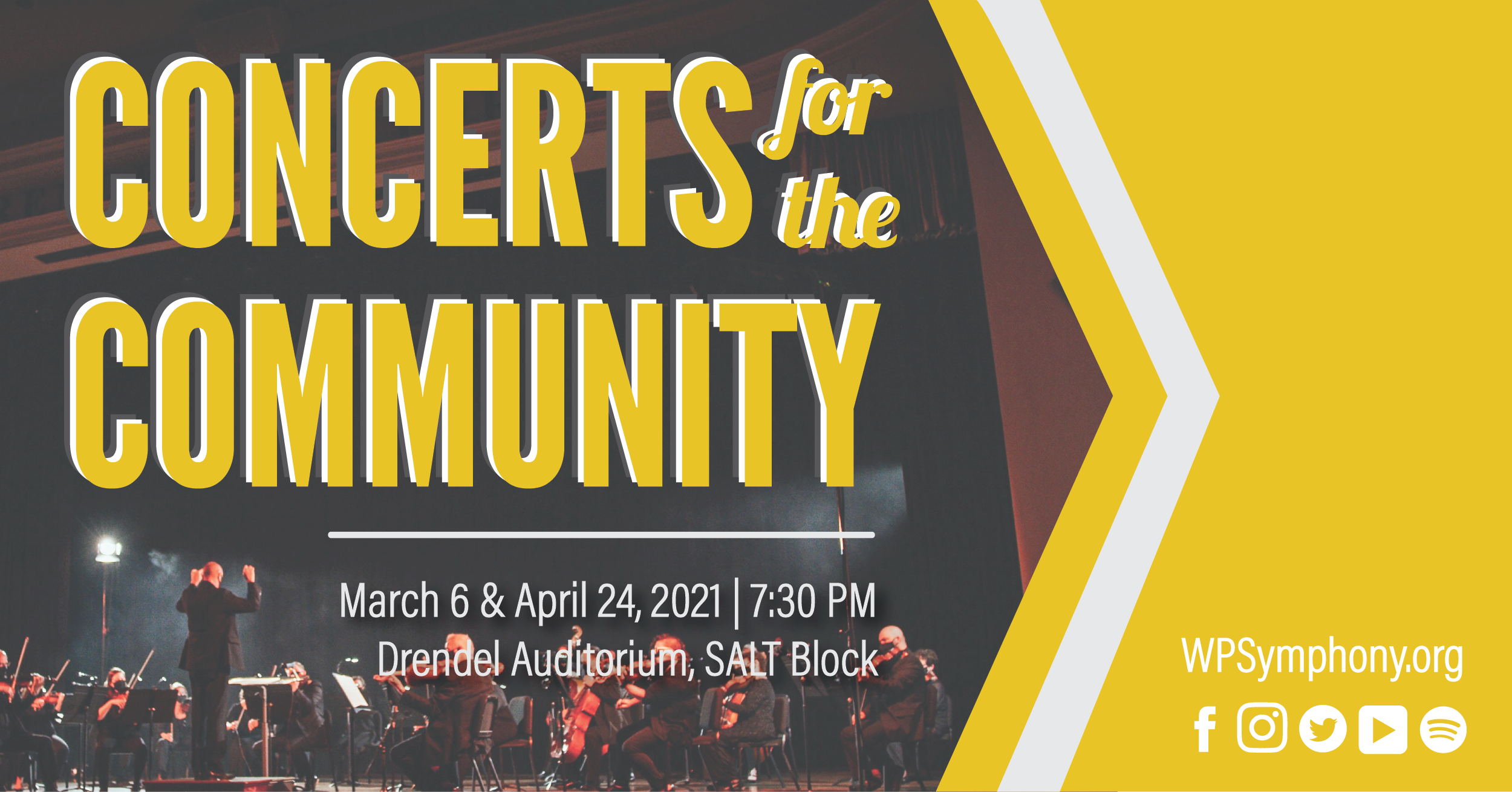 Example Communicity Concert Program Concerts for the Community - March 6th, 2021