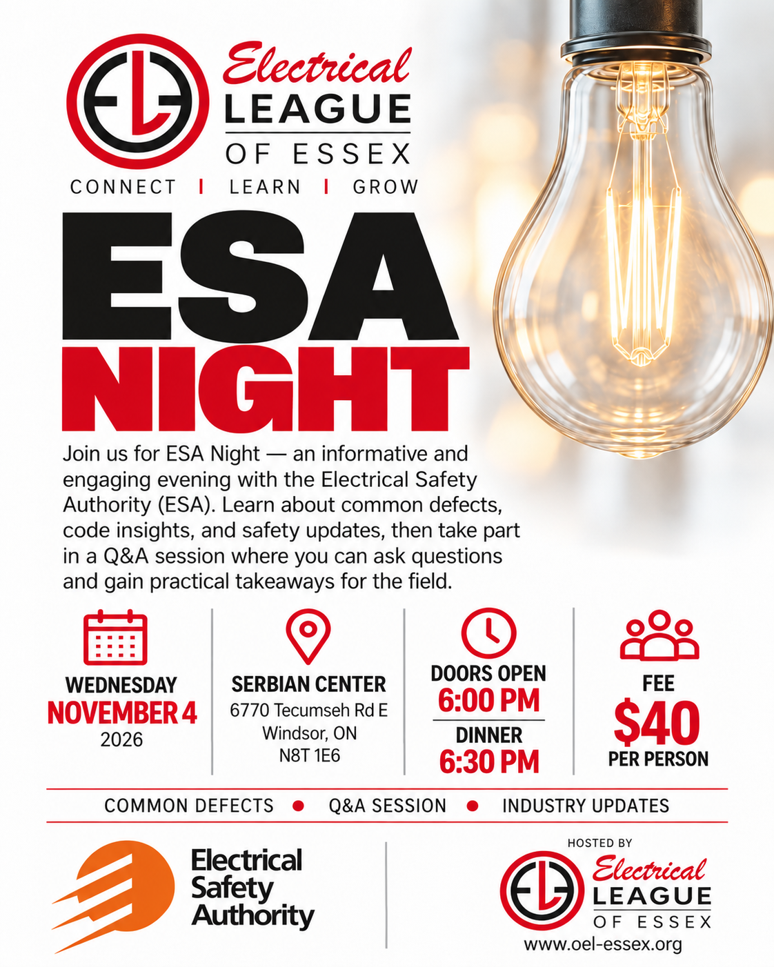 ESA Night flyer