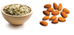 Organic meats Fish Gluten grains