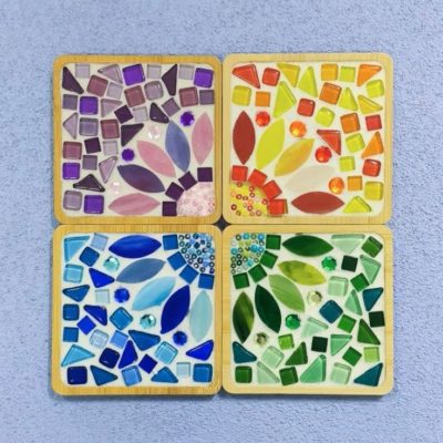 Amira Rogers Mosaic Coaster