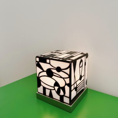Jess Black 3 D Lamp