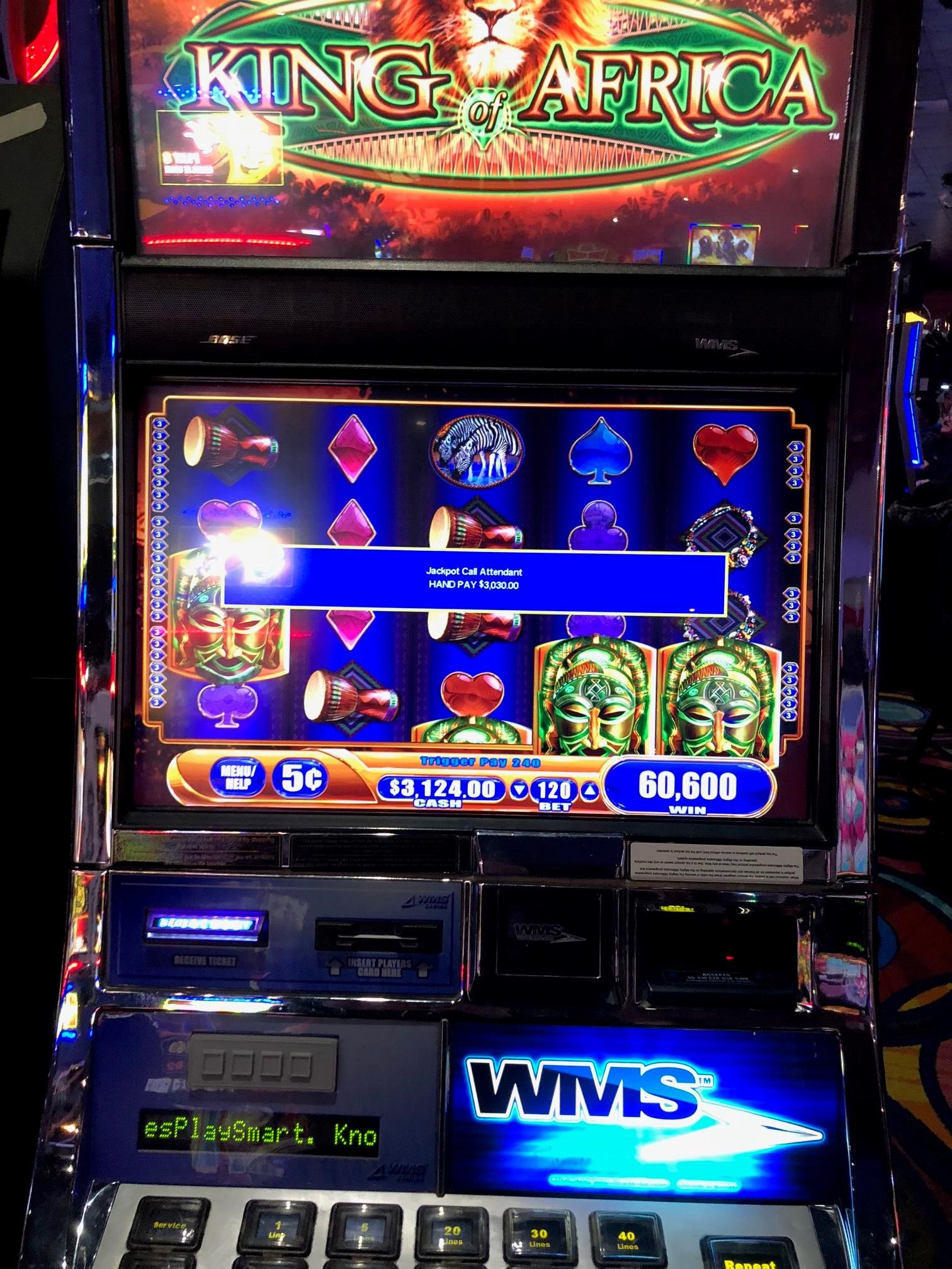 King Of Africa Slot Machine by WMS