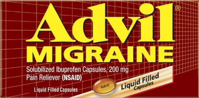  Advil Vs Advil Migraine Painkiller Comparison