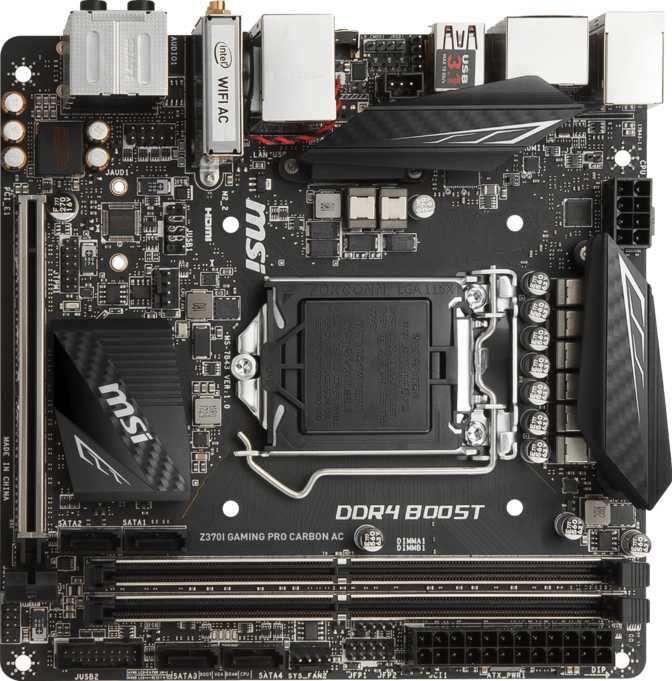 ≫ Asus ROG Strix Z370I Gaming vs MSI Z370I Gaming Pro Carbon AC What