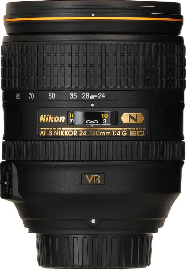 Nikon AF-S 24-120 mm 1:4G ED VR objectief (77 mm filterschroefdraad) incl. HB-53 : NIKON