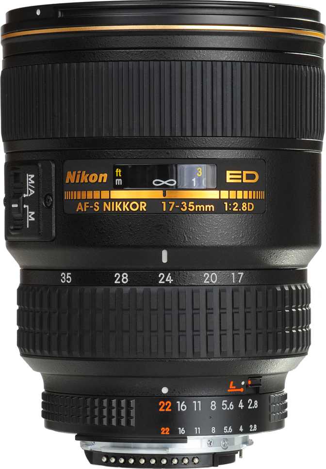 ≫ Nikon AFS ZoomNikkor 1735mm f/2.8D IFED 30 caractéristiques et