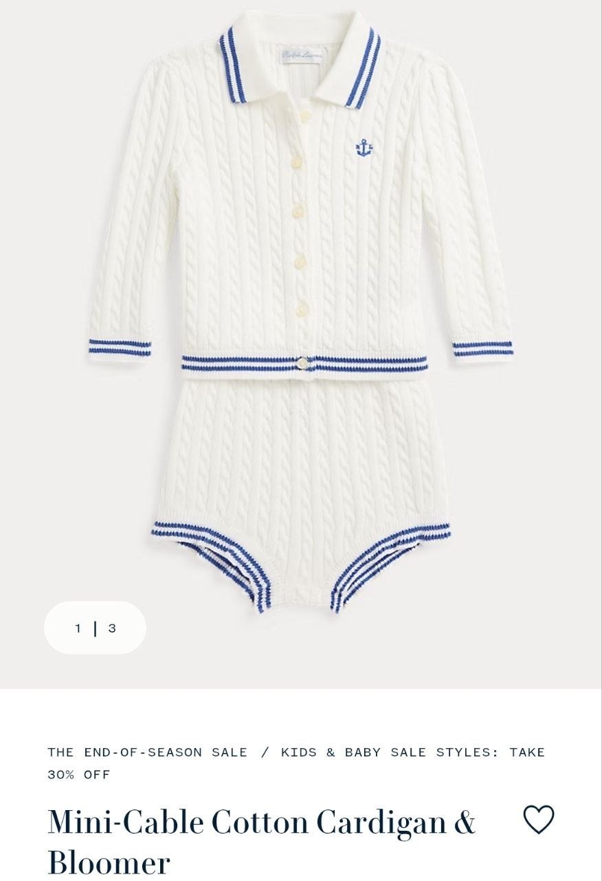 Cardigan & Bloomer