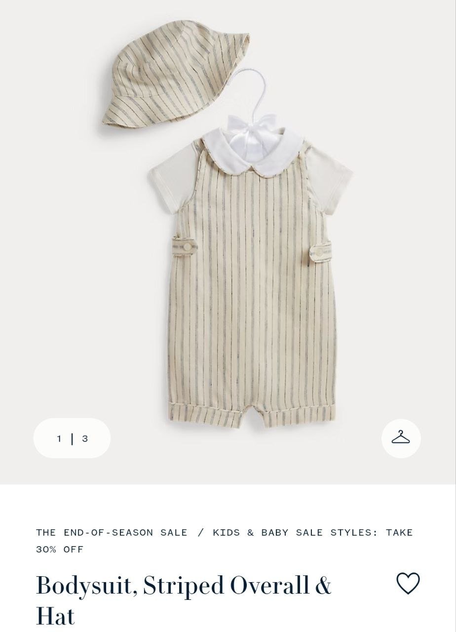Bodysuit, Overall & Hat