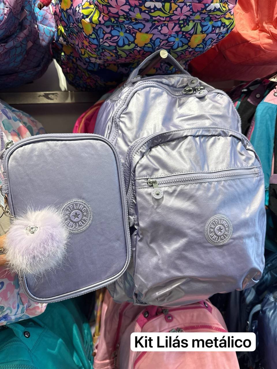 Mochila Seoul  + Estojo 100 pens