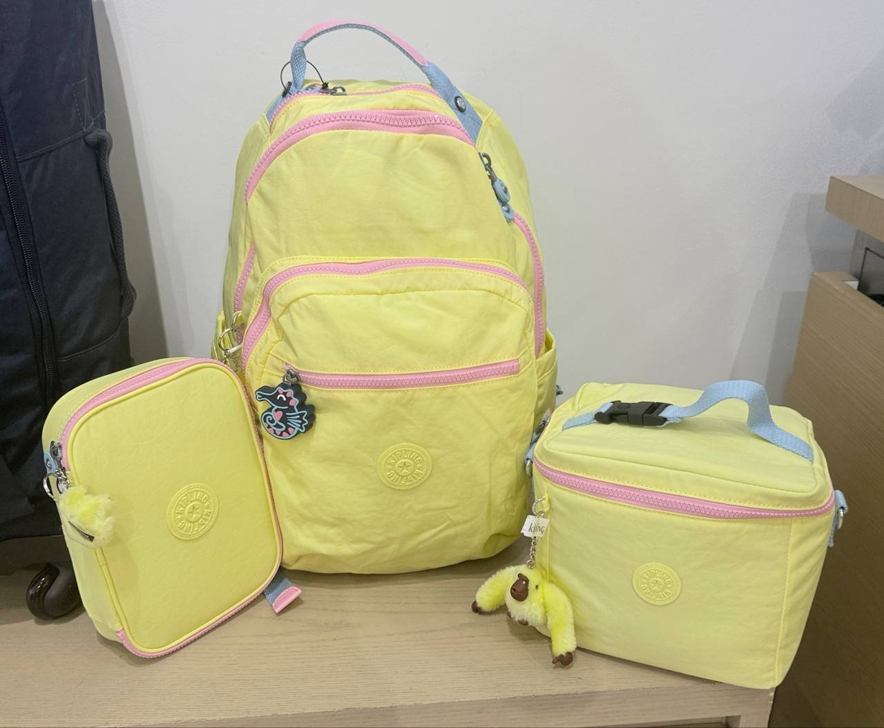 Kit Mochila Seoul  + lancheira Graham  + Estojo 100 pens