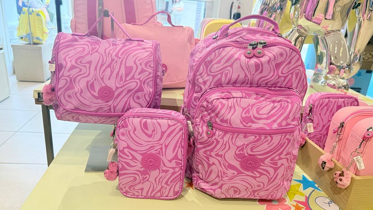 Kit Mochila Seoul + Estojo 100 pens + lancheira Graham
