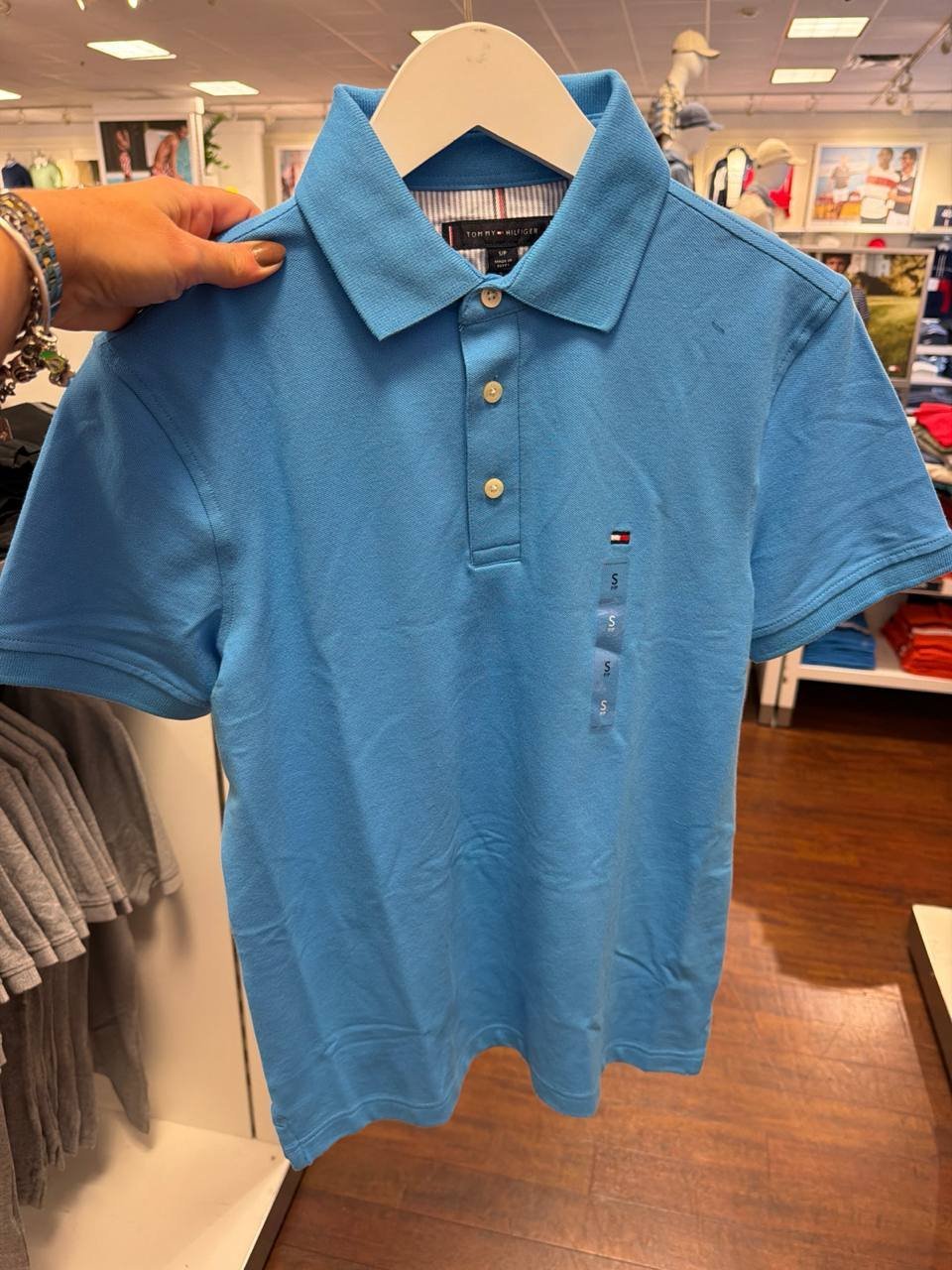 Slim Fit Stretch Polo COR PROMOCIONAL