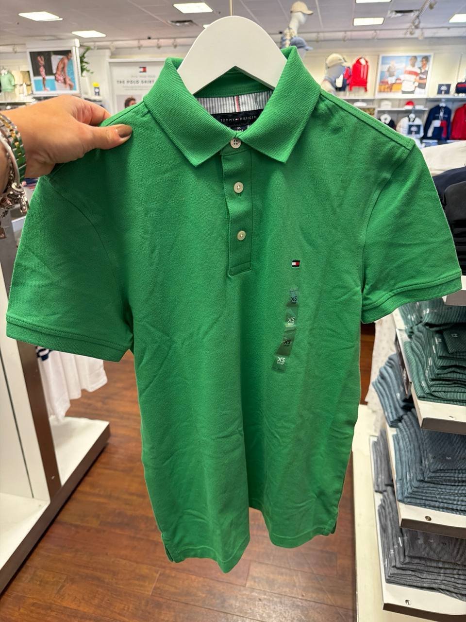 Slim Fit Stretch Polo COR PROMOCIONAL