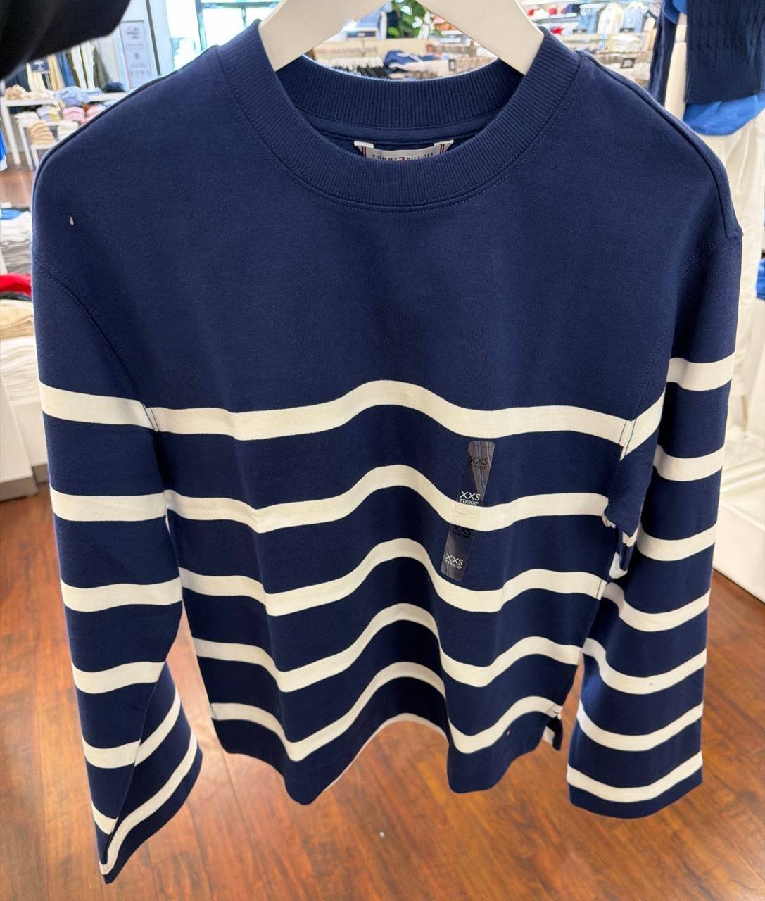 moletom oversized listrado