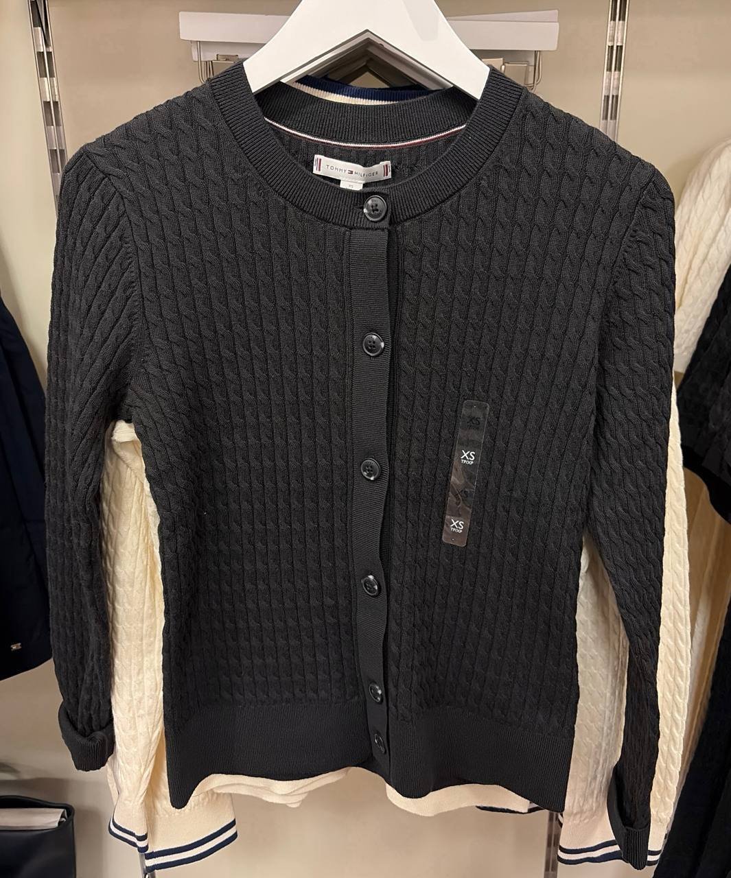 cardigan tricot trançado