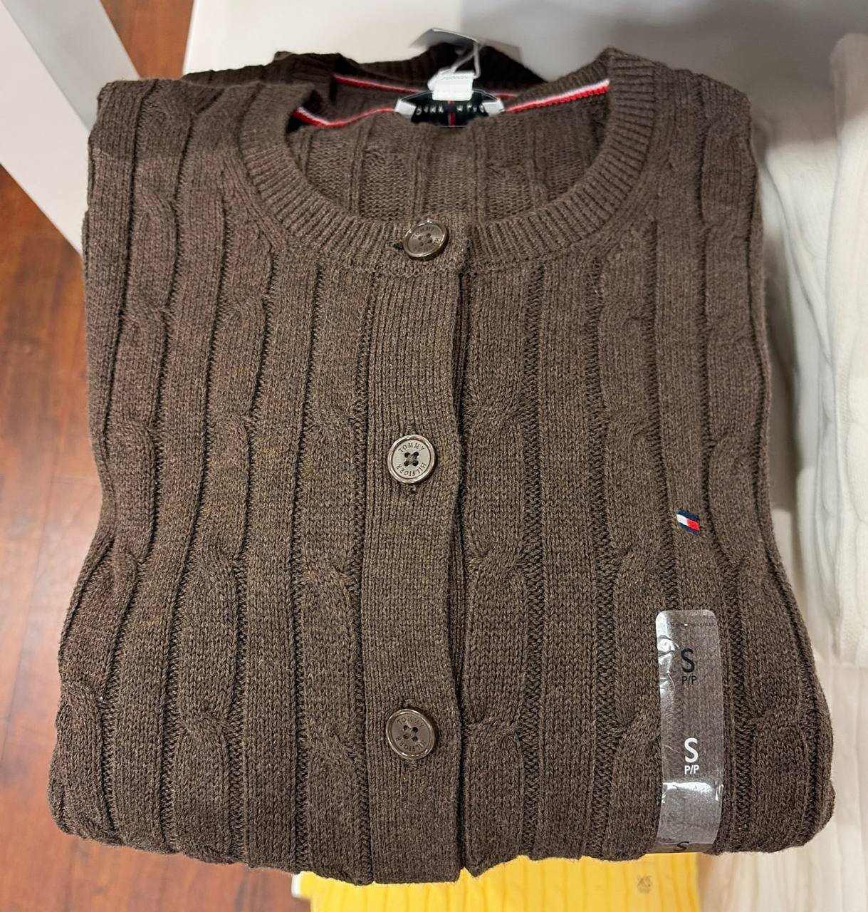 cardigan  tricot trançado