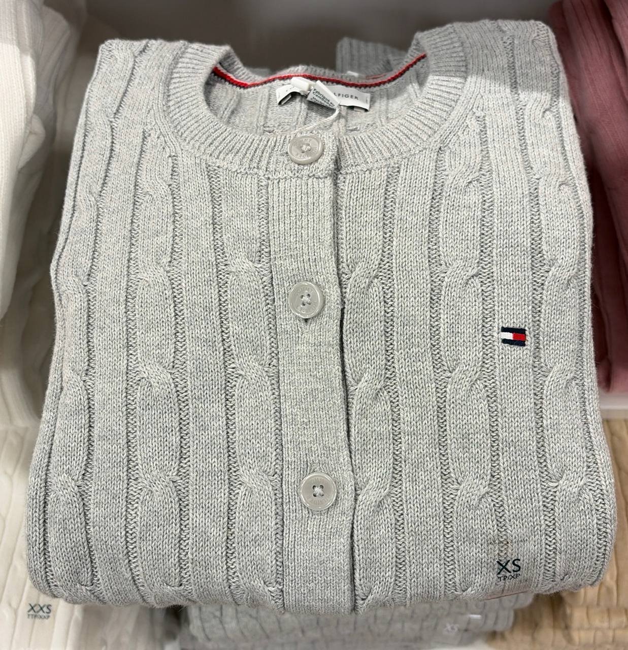 cardigan  tricot trançado