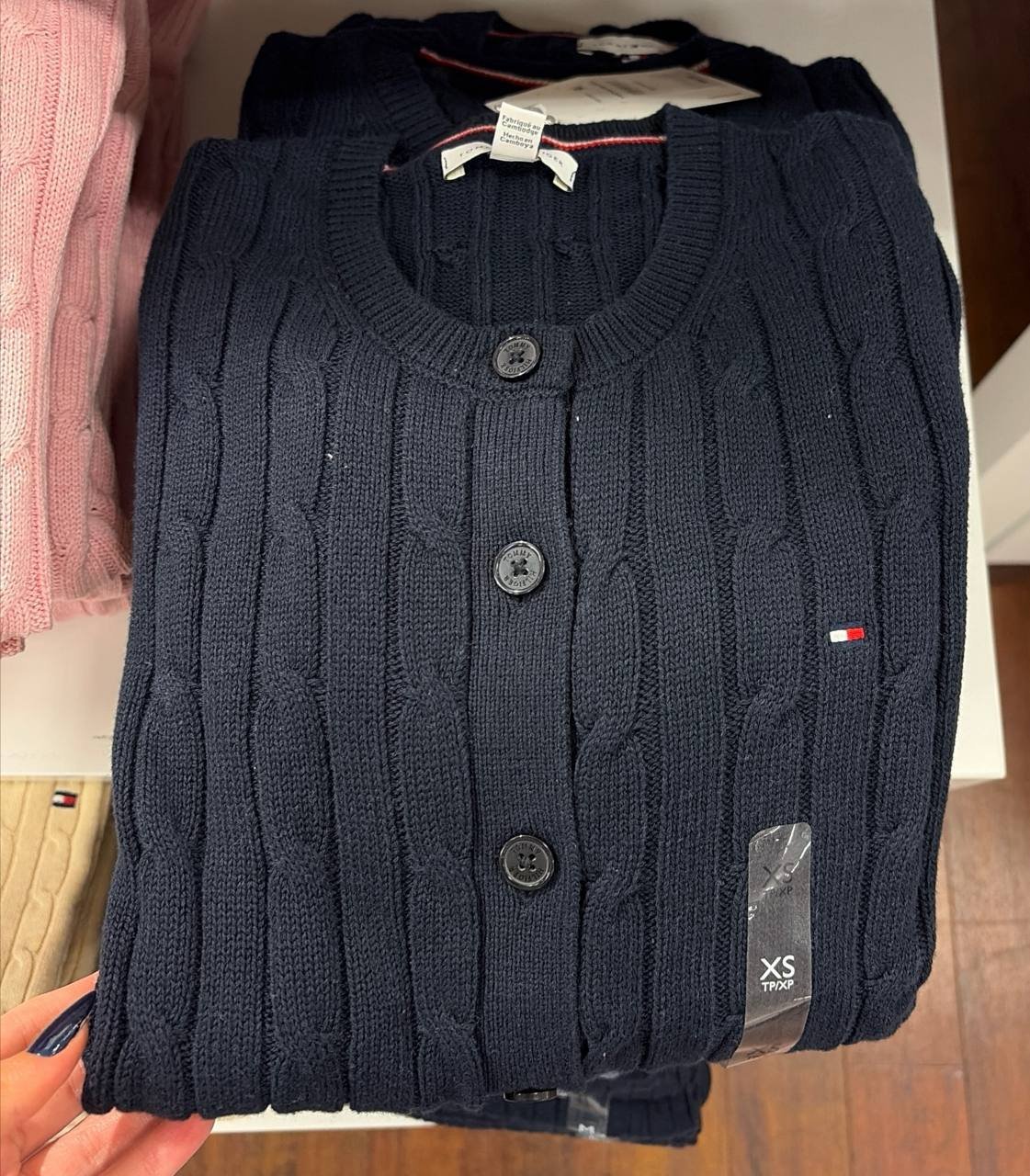 cardigan  tricot trançado