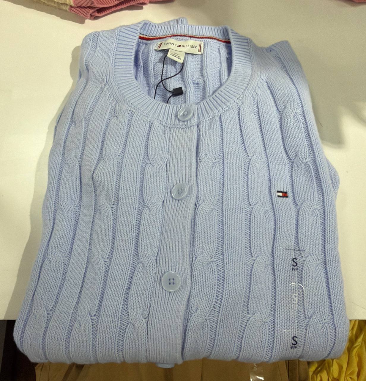 cardigan tricot trançado