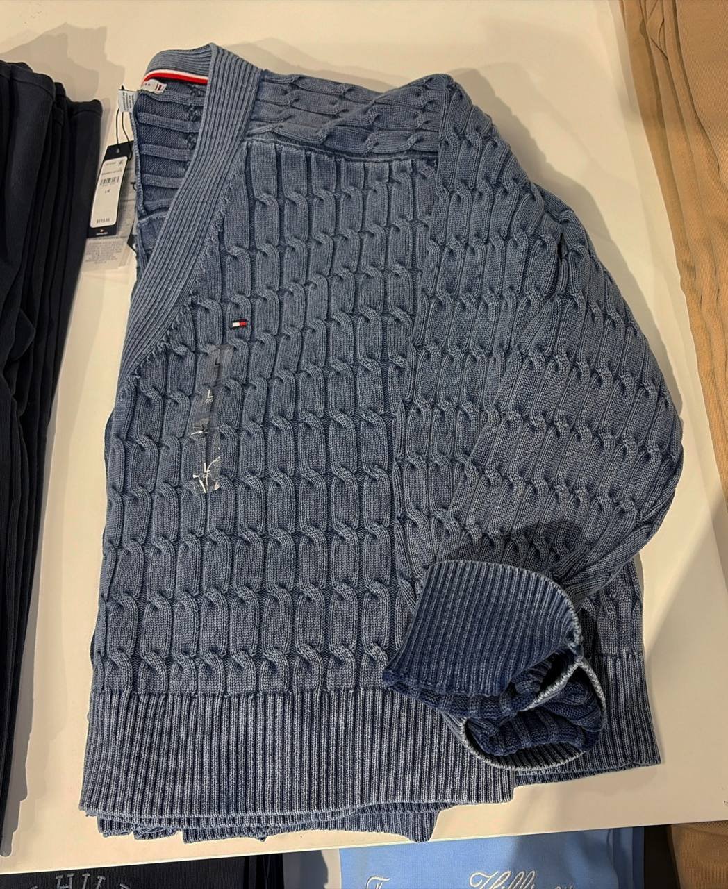 cardigan cropped tricot trançado