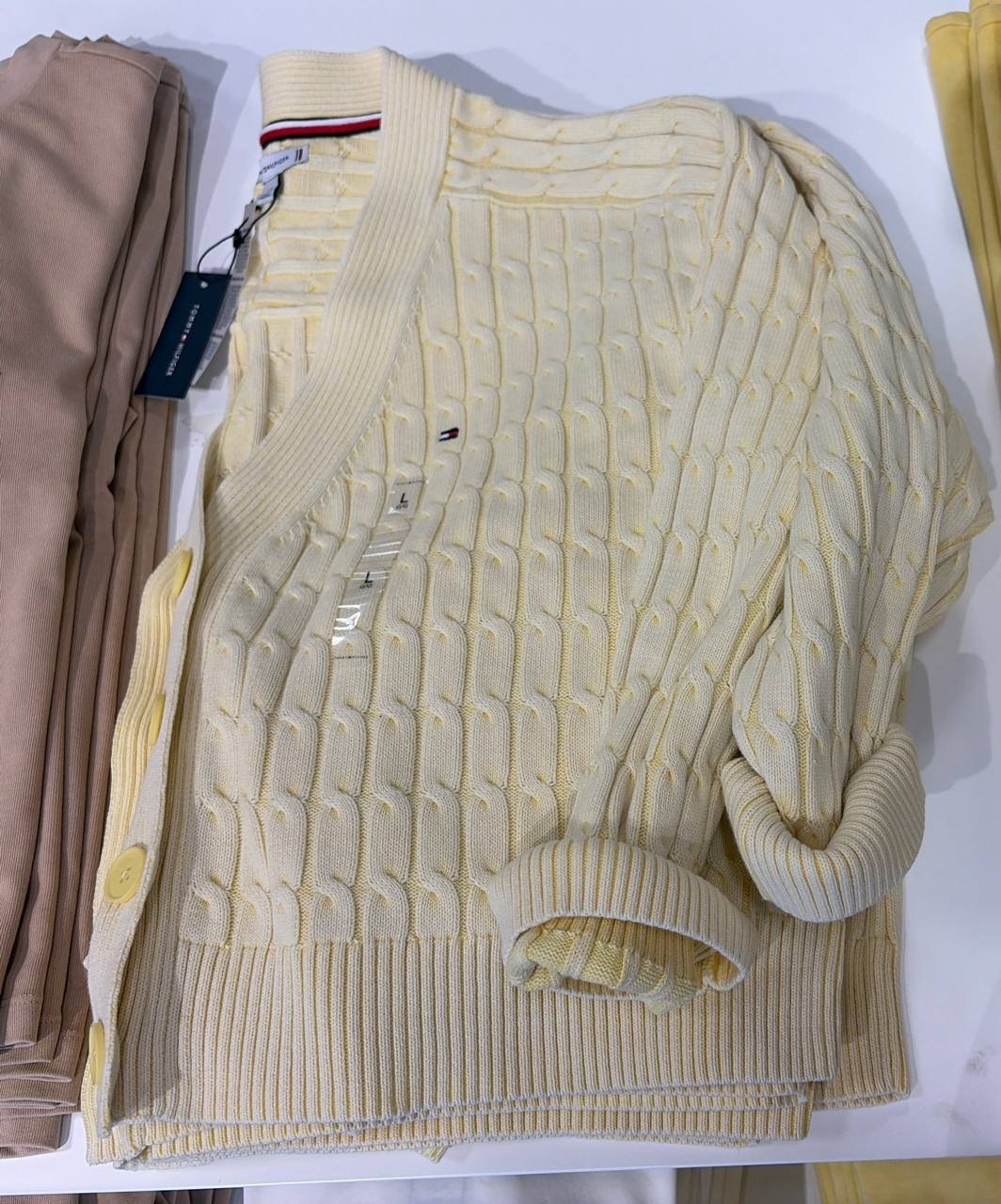 cardigan cropped tricot trançado