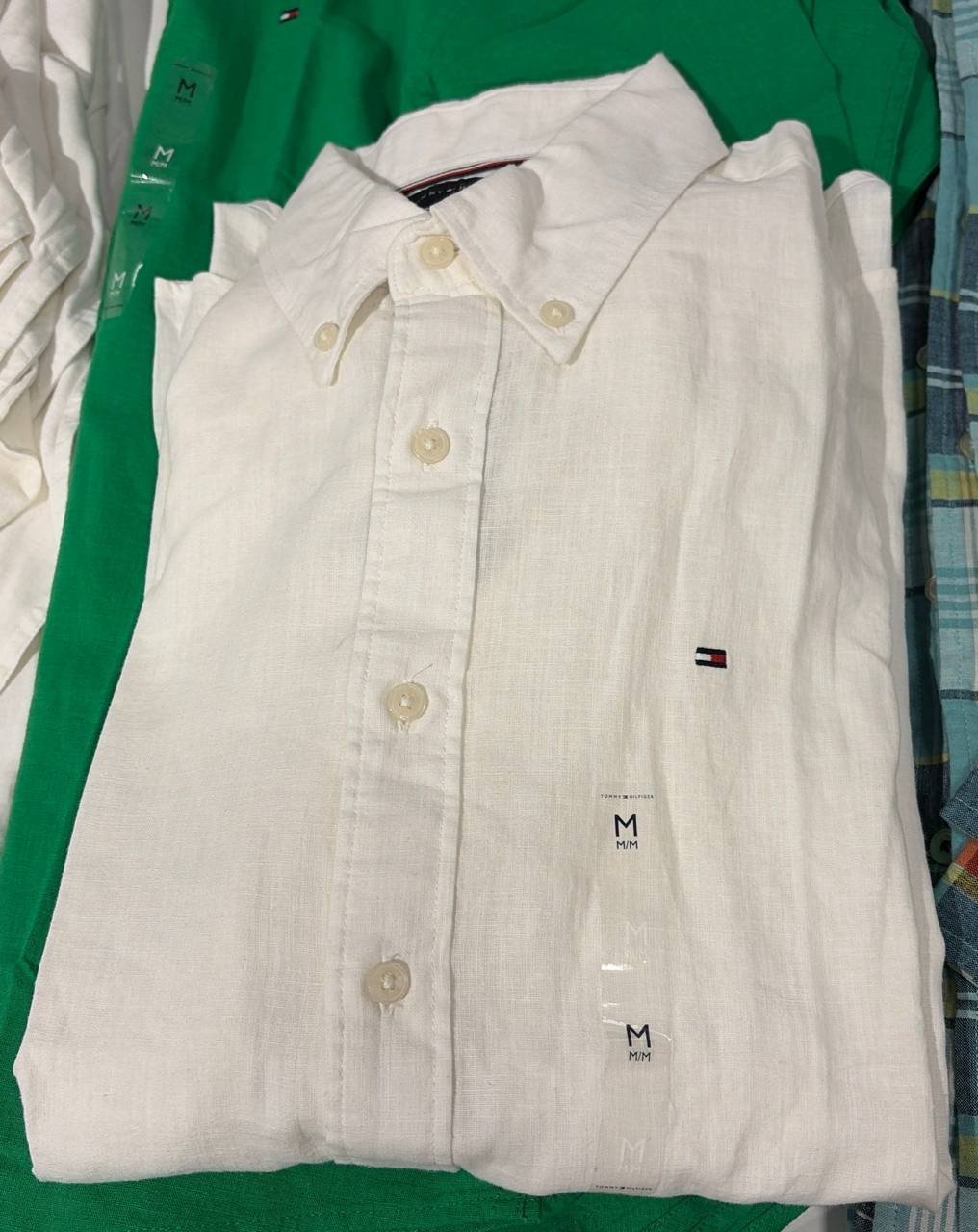 Camisa social manga longa REGULAR fit linho e algodão