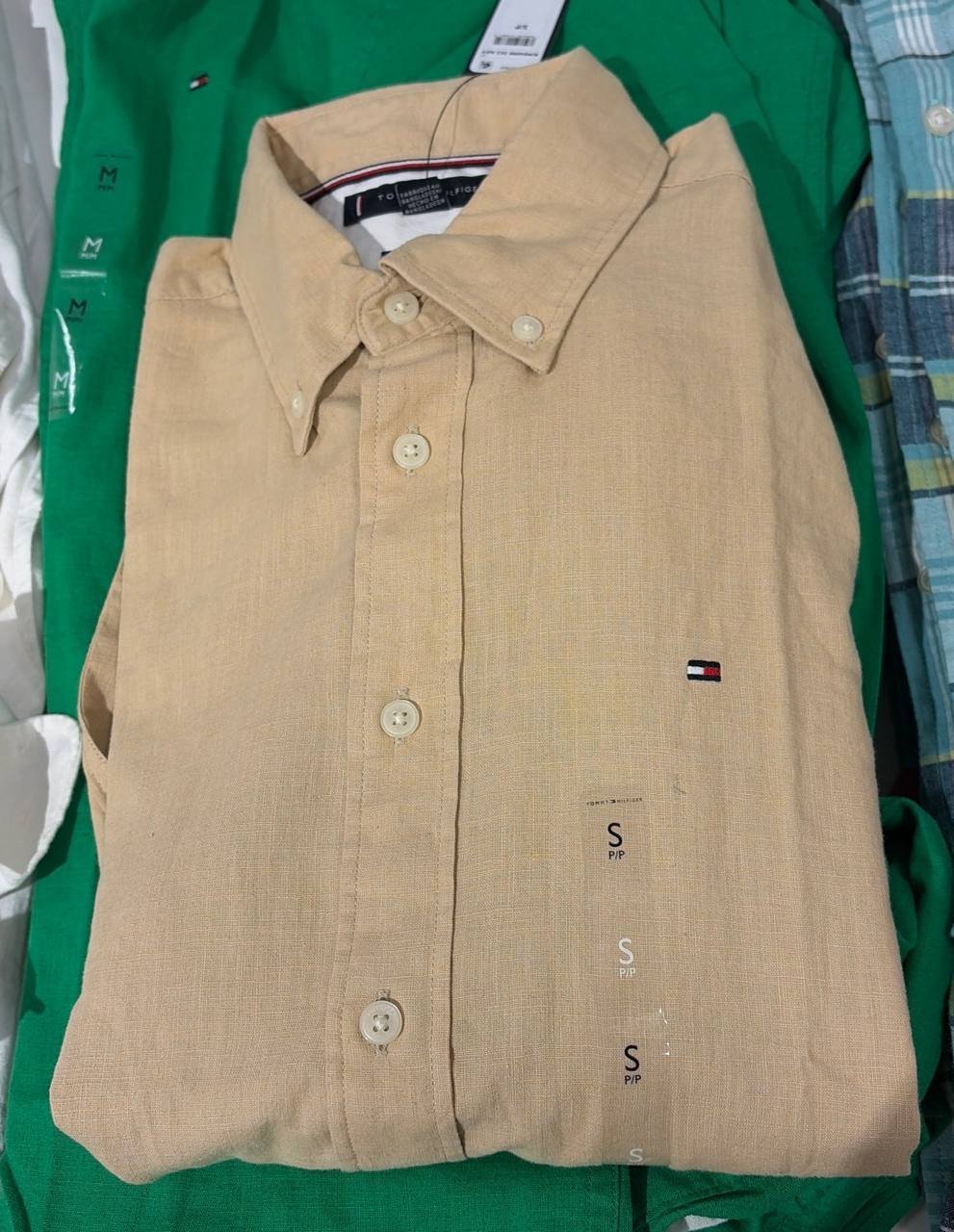 Camisa social manga longa REGULAR fit linho e algodão