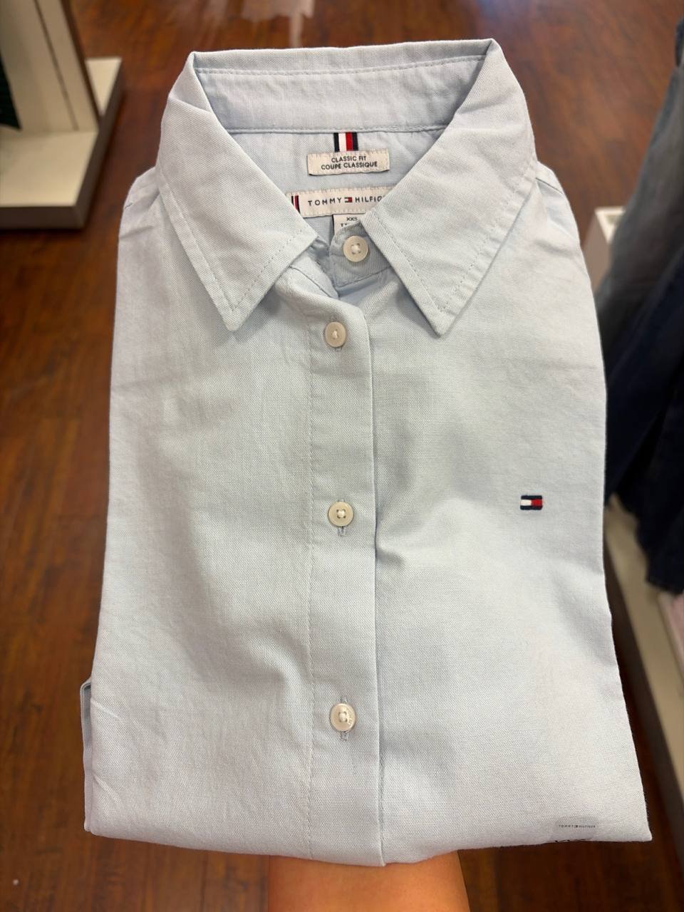 camisa Classic fit manga longa