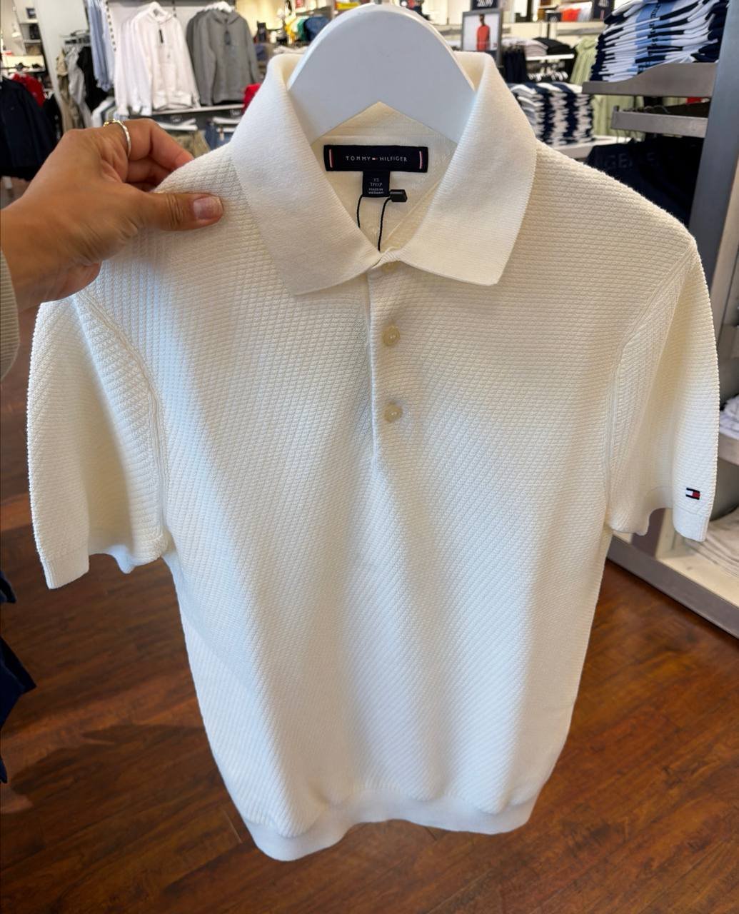 Polo Regular Fit de linha manga curta