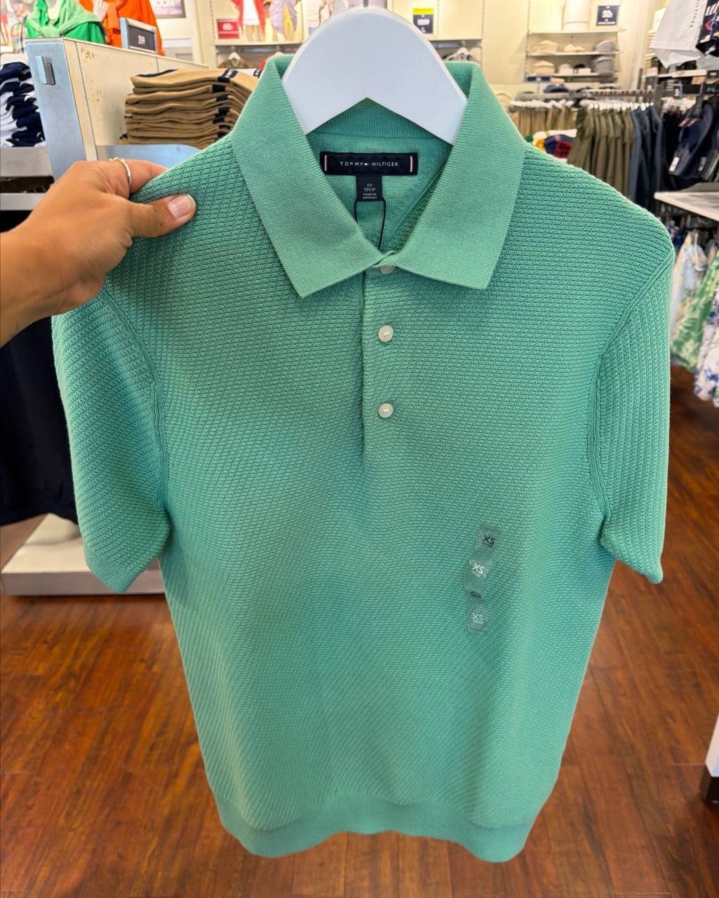 Polo Regular Fit de linha manga curta
