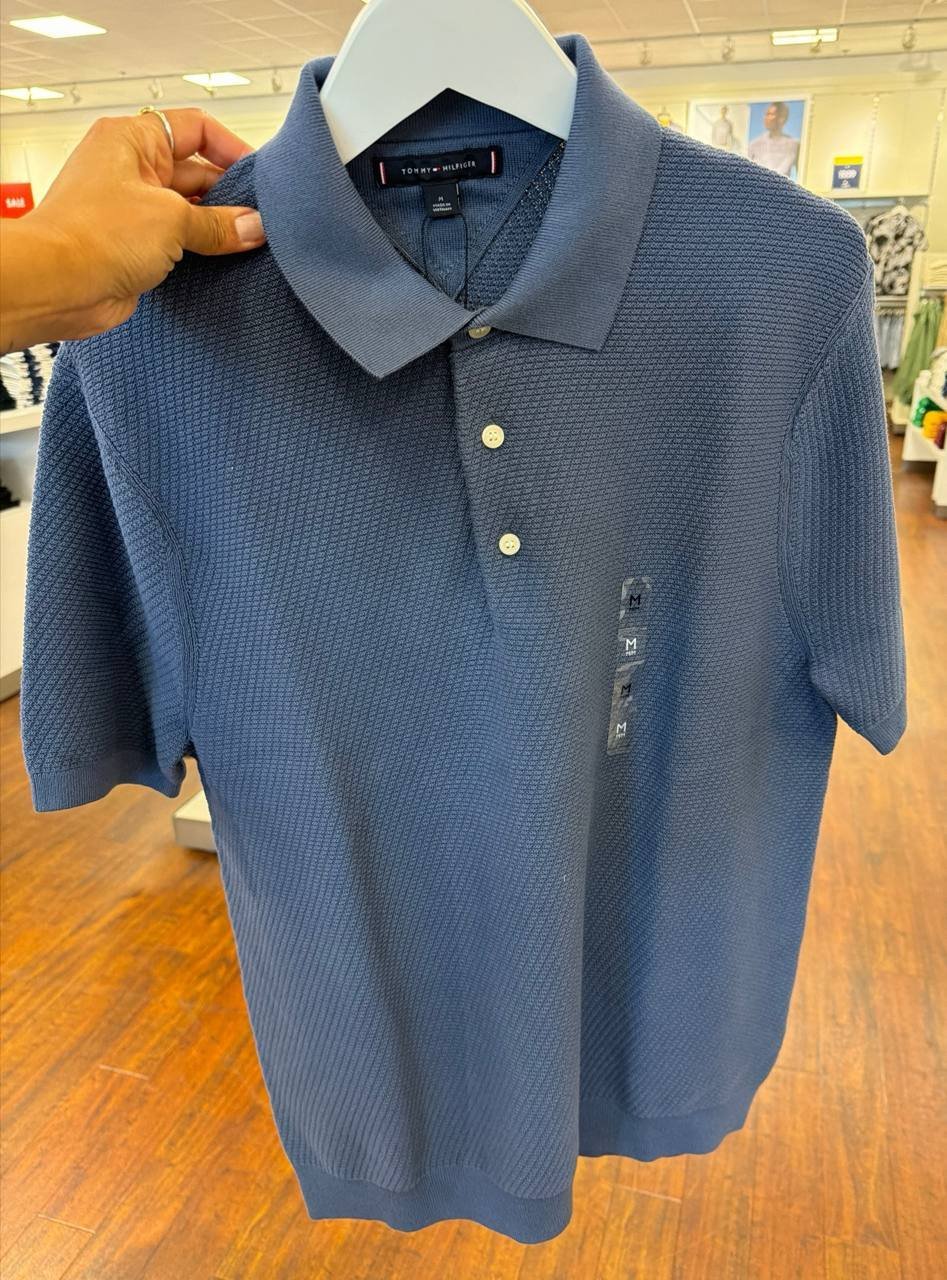 Polo Regular Fit de linha manga curta
