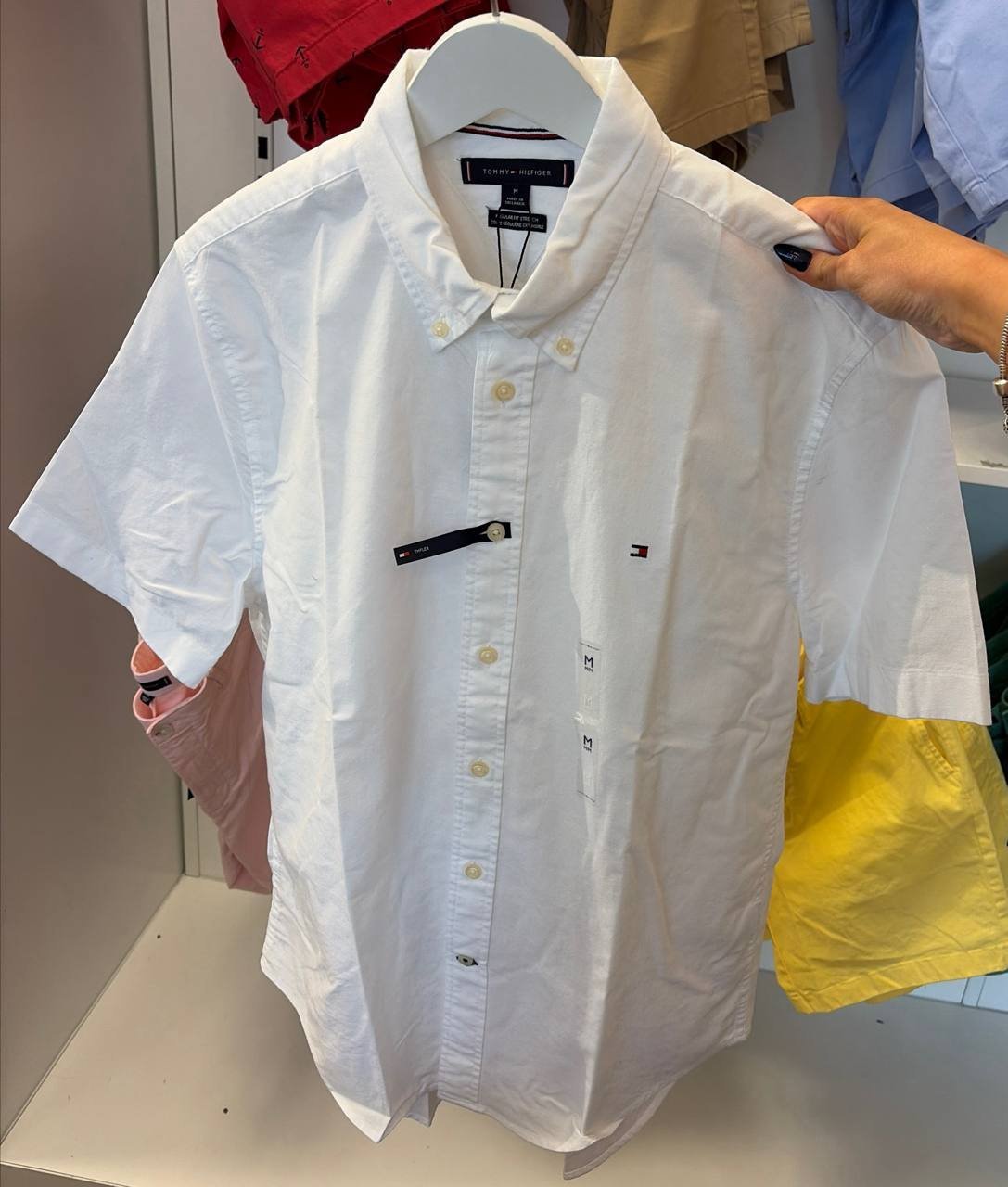 Camisa social manga curta REGULAR fit stretch cotton