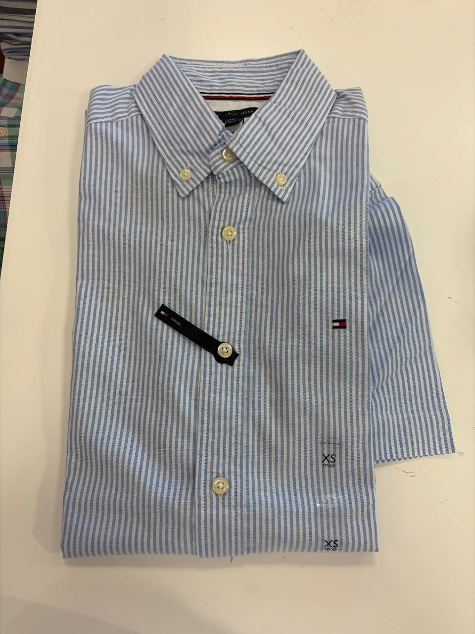Camisa regular fit stretch manga curta oxford