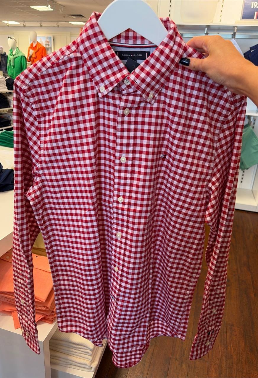 Camisa social manga longa REGULAR fit stretch oxford