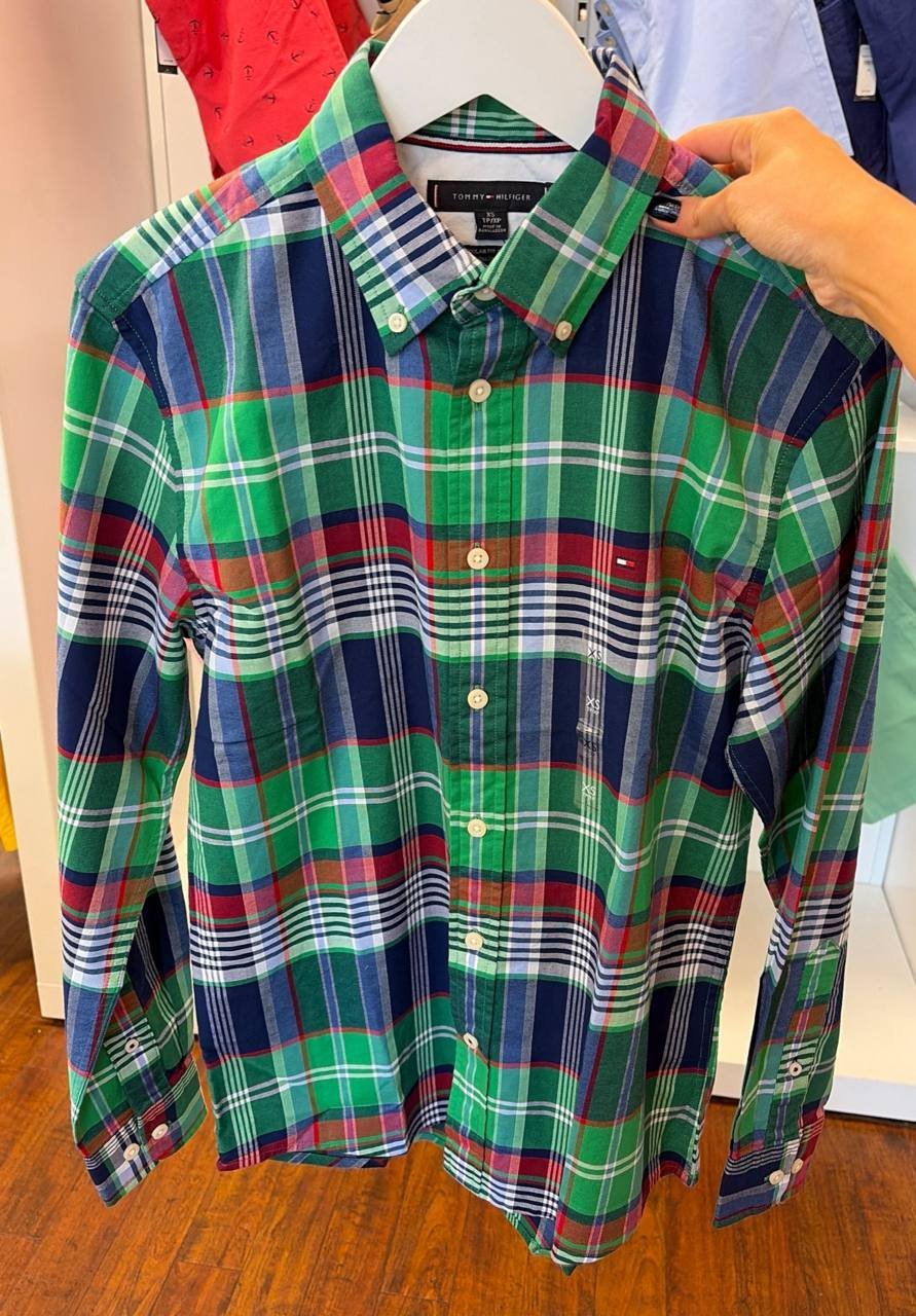 Camisa social manga longa REGULAR fit stretch oxford
