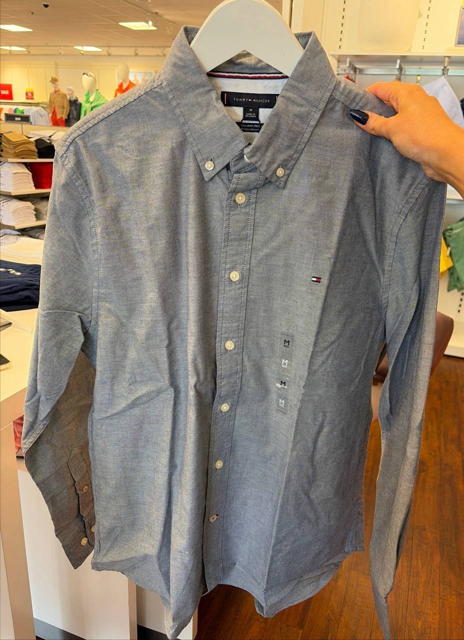 Camisa social manga longa REGULAR fit stretch oxford