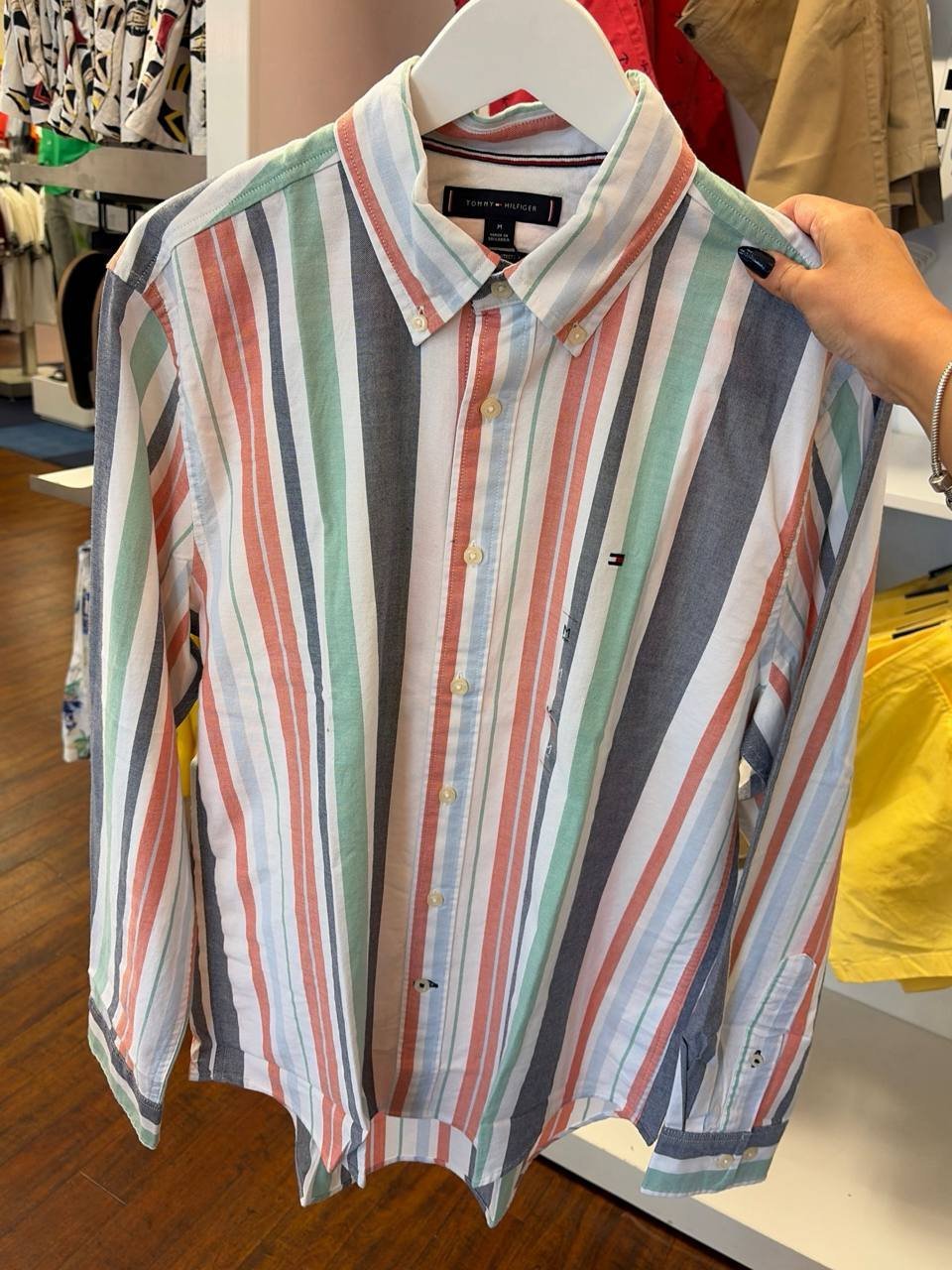 Camisa social manga longa REGULAR fit stretch oxford