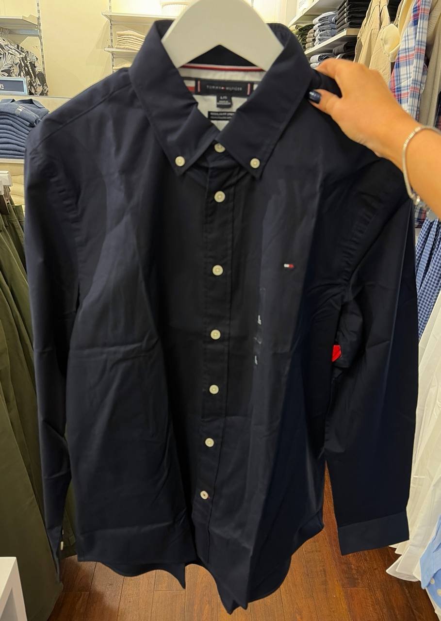 Camisa social manga longa REGULAR fit linho e algodão