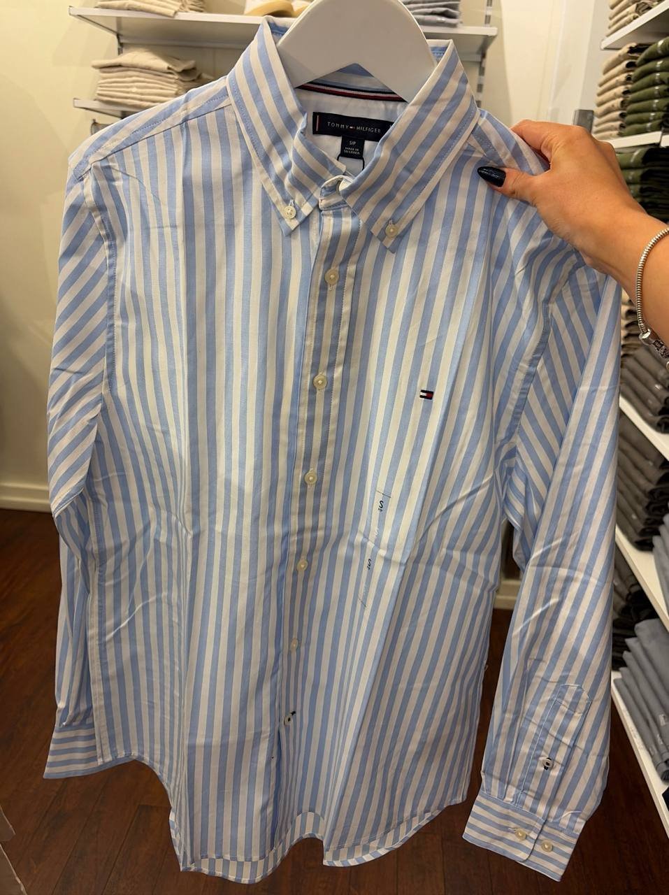 Camisa social manga longa REGULAR fit linho e algodão