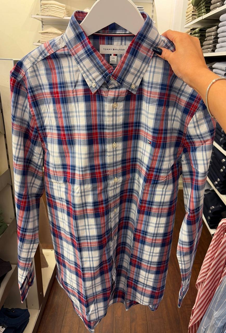 Camisa social manga longa REGULAR fit linho e algodão