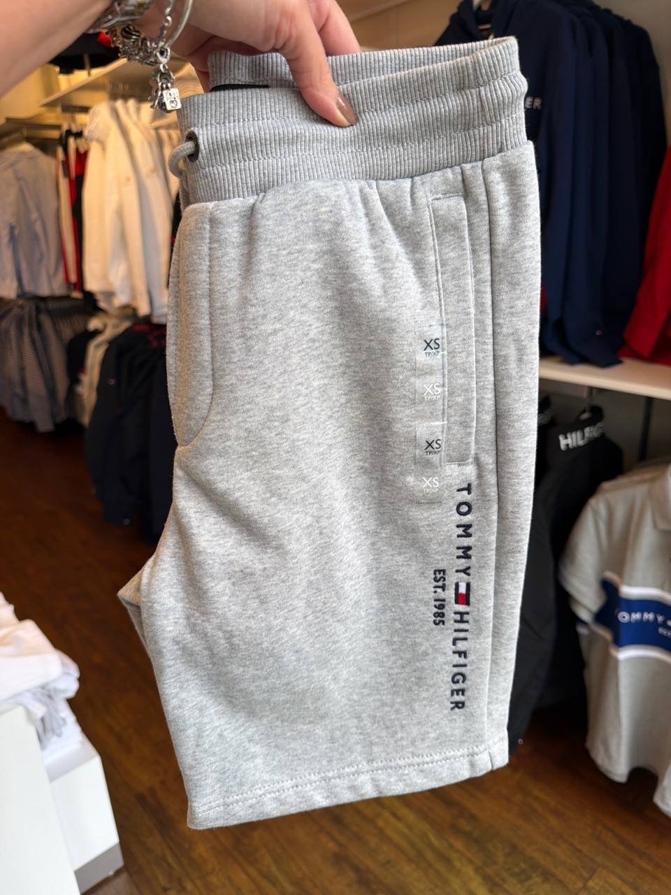 Bermuda de moletom com fleece